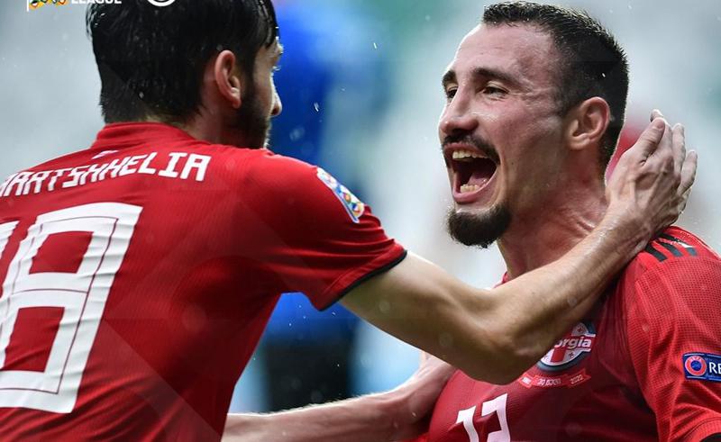 ქართველმა ფეხბურთელებმა "ერთა ლიგა" გამარჯვებით დაიწყეს - ეროვნულმა ნაკრებმა ესტონეთი დაამარცხა