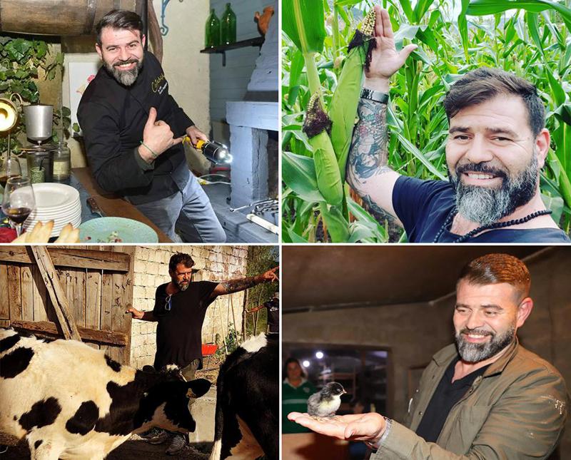 "მყავს 300 ფრთა ქათამი და 20 სული საქონელი, მათი საკვები სიმინდიც მომყავს" - ცნობილი შეფ-მზარეულის მეურნეობა ახმეტაში