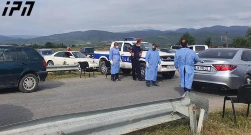 სოფელ მატანში, სადაც COVID-19-ის 10-ზე მეტი ახალი შემთხვევა გამოვლინდა, მოსახლეობის ტესტირებისთვის კარვები დადგეს