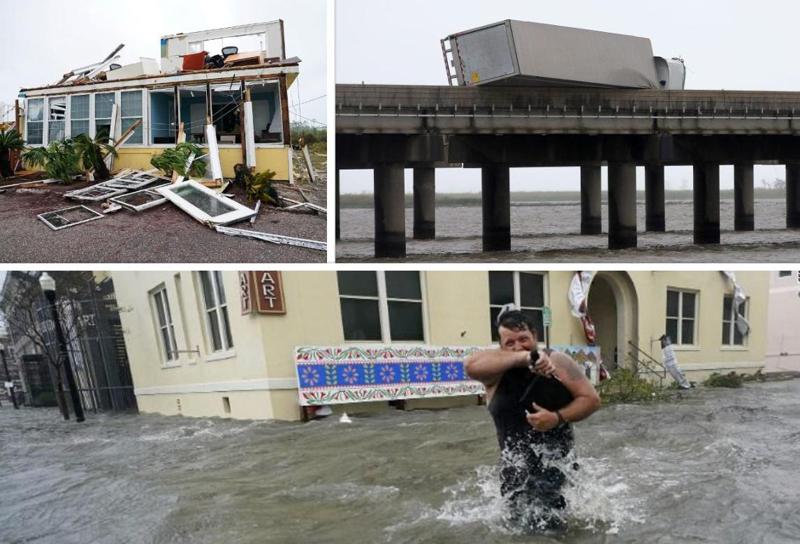 დატბორილი გზები, წაქცეული ხეები, დაზიანებული ხიდები და შენობები - აშშ-ში ქარიშხალ "სალის" მსხვერპლი მოჰყვა (ფოტოები)