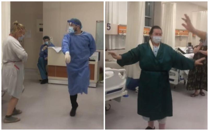 ექიმებისა და პაციენტების აჭარული ცეკვა რეანიმაციაში - ინფიცირებული ქალბატონის ვიდეოს, ბათუმის კლინიკიდან, უამრავი ადამიანი აზიარებს