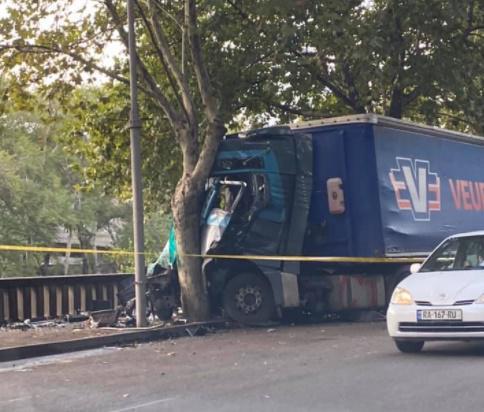 ავარია სანაპიროზე - ტრაილერი ხეს შეეჯახა