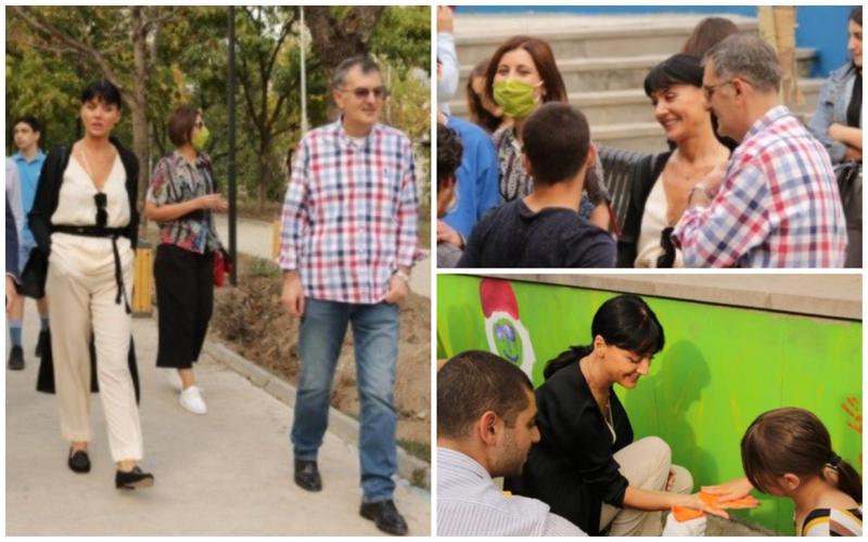 მაკა ასათიანი სოზარ სუბარის წინასაარჩევნო შეხვედრაზე გამოჩნდა - ფოტოები ვარკეთილიდან