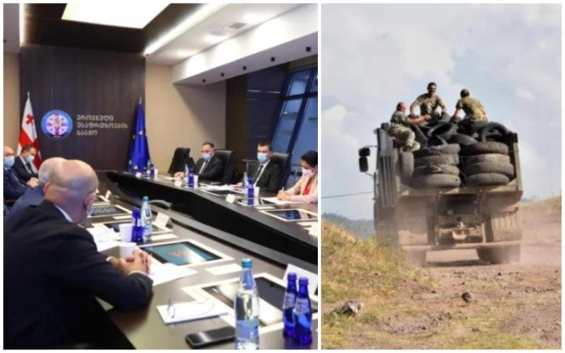 საქართველომ აზერბაიჯანისა და სომხეთის მიმართულებით სამხედრო ტვირთების გატარება დროებით შეაჩერა - უსაფრთხოების საბჭოს განცხადება