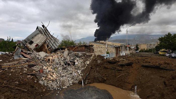 "სომხეთმა გორონბოის, ტერტერის, აღდამისა და აღჯაბადის რეგიონების დაბომბვა დაიწყო" - აზერბაიჯანის თავდაცვის უწყება