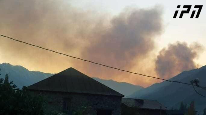 ლატალის ტყეში ხანძარს ამ დრომდე ებრძვიან - ადგილობრივები პროცესში ვერტმფრენის ჩართვას ითხოვენ