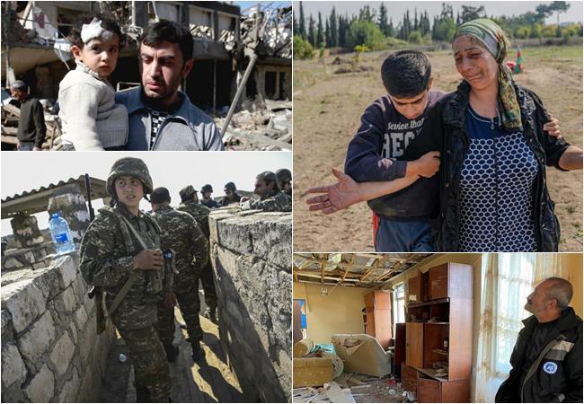 დარღვეული შეთანხმება, დაბომბილი მშვიდობიანი მოსახლეობა, ნანგრევებში მოყოლილი ბავშვები - სომხეთ-აზერბაიჯანის კონფლიქტის უმძიმესი შედეგები