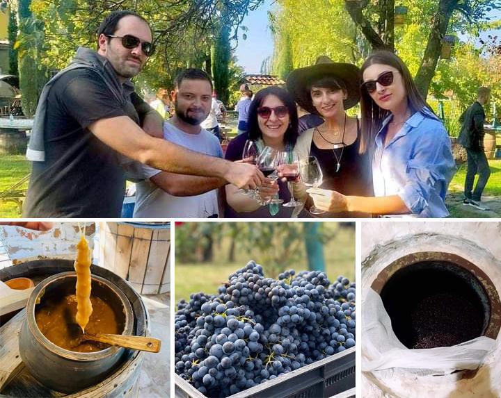 საიუბილეო რთველი საკოლექციო ვენახში და ჟურნალისტების დაწურურული ღვინო - რა მოხდა წინანდალში?