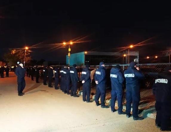 ცესკოს მთელ ტერიტორიაზე პოლიციაა მობილიზებული