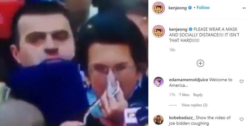 ამერიკელმა ვარსკვლავმა "ინსტაგრამზე" გამოაქვეყნა ვიდეო, სადაც ნინო ბურჯანაძე ცხვირს პირბადით იწმენდს - რა კომენტარებს წერენ უცხოელები