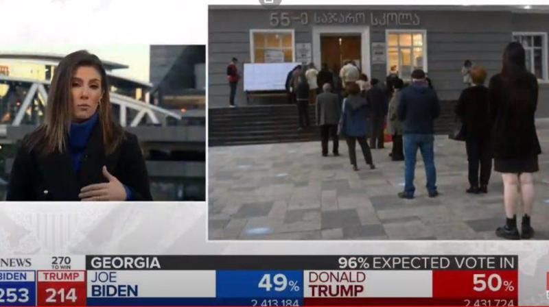 აშშ-ის არჩევნებში ჯორჯიის შტატის შედეგებზე საუბრისას, ABC-მ შეცდომით საქართველოს კადრები გაუშვა - "სად იყვნენ ეგენი, ჩვენ რომ ჯორჯია ვიყავით..."