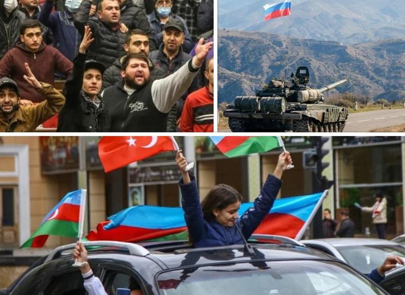 ზეიმი ბაქოში, არეულობა ერევანში, რუსი სამხედროები ყარაბაღში - რაზე ისაუბრეს პუტინმა და ერდოღანმა და რას გეგმავს სომხეთის ოპოზიცია? მოვლენები შეთანხმების შემდეგ