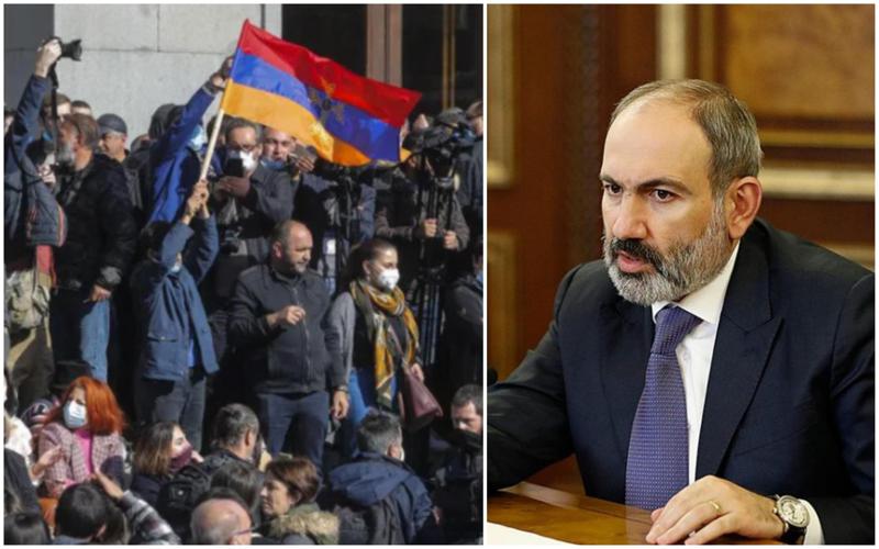 სომხეთის ოპოზიციის ულტიმატუმი ნიკოლ ფაშინიანს - "ვაძლევთ დროს გადადგომისთვის..."