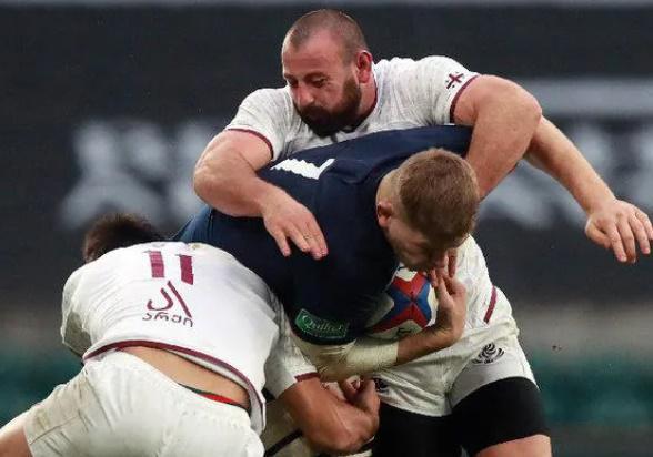 "ბორჯღალოსნები" ინგლისის ნაკრებთან 40:0 დამარცხდნენ