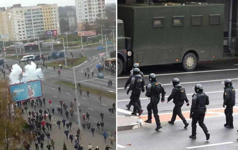 ლუკაშენკოს მრისხანე პასუხი მომიტინგეებს - მინსკში გამართული აქცია სპეცრაზმმა რეზინის ტყვიებითა და ყუმბარებით დაშალა