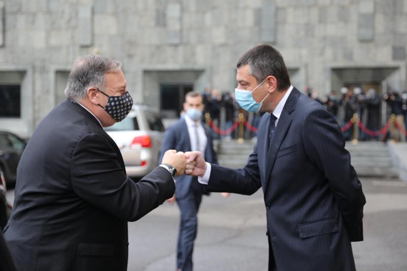 შეხვედრა მაიკ პომპეოსთან - პრემიერი ოფიციალური მიღების ფოტოებს აქვეყნებს