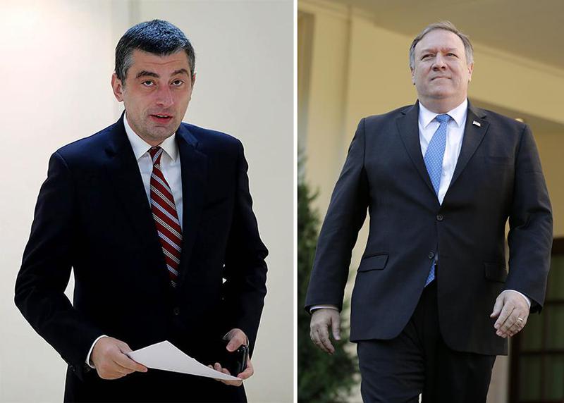 მთავრობის ადმინისტრაციაში გიორგი გახარია მაიკ პომპეოს ხვდება