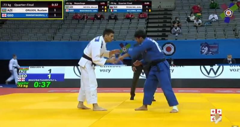 ქართველების წარმატება ძიუდოს ევროპის ჩემპიონატზე - ლაშა შავდათუაშვილი ნახევარფინალში, ტატო გრიგალაშვილი კი ფინალშია