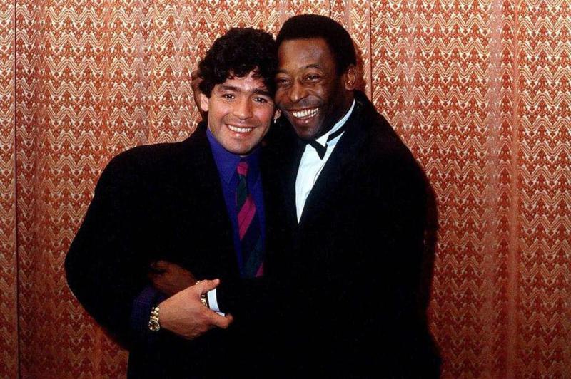 "ერთ დღეს ჩვენ ერთად ვითამაშებთ ფეხბურთს ცაში" - როგორ ემშვიდობება პელე ლეგენდარულ დიეგო მარადონას