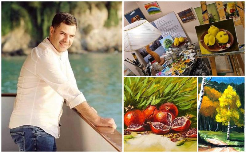 "მეგობრები მეხუმრებიან, არავის გამოუყენებია პანდემია ასე სათავისოდ, როგორც შენო" - თვითნასწავლი მხატვრის პოზიტიური ნახატები და გამოფენა ვირტუალურად