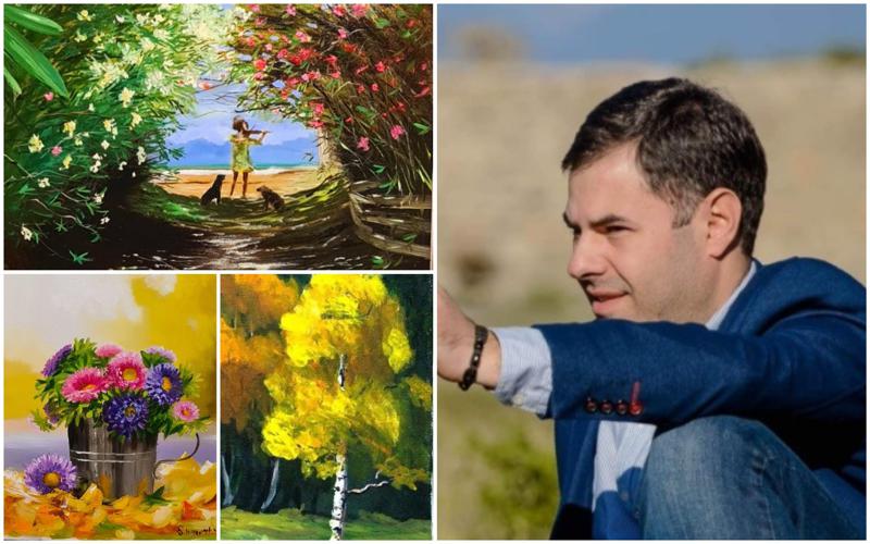 "მეგობრები მეხუმრებიან, არავის გამოუყენებია პანდემია ასე სათავისოდ, როგორც შენო" - თვითნასწავლი მხატვრის პოზიტიური ნახატები და გამოფენა ვირტუალურად