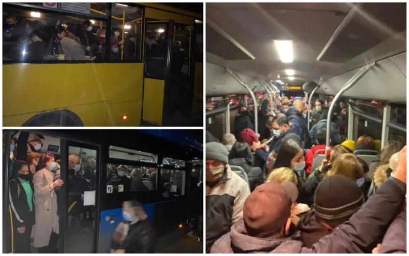 "გადაჭედილი" ტრანსპორტი დღის ბოლოს - "ღია კარებით დადიან და შიგნით ჭყლეტაა"