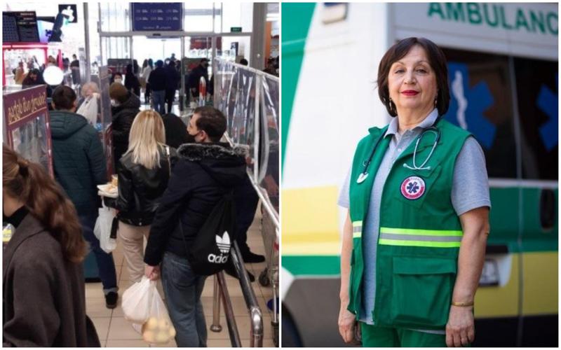 "მე და ჩემს კოლეგებს, თვეებია არც ჩაცმა გვღირსებია, არც ჭამა - მოლებთან რიგებში მომლოდინენო, ვერ ხედავთ, რომ ხალხი იხოცება?" - ექიმის ემოციური მიმართვა