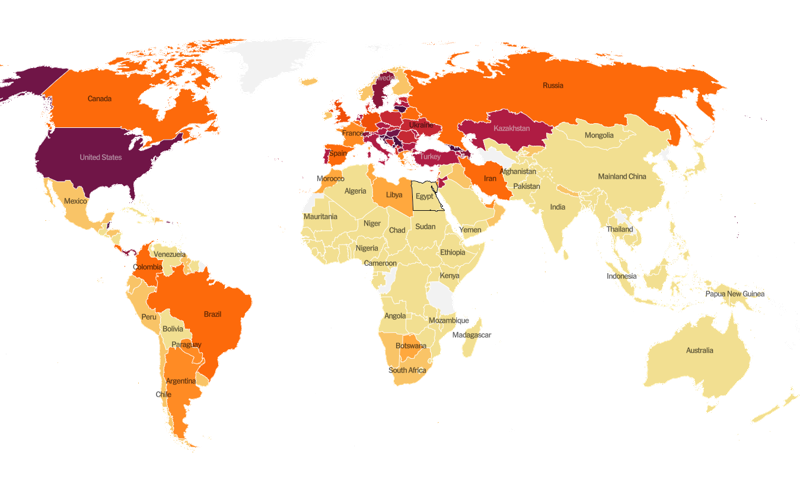 ყოველ 100 ათას კაცზე გაანგარიშებით, კოვიდინფიცირებულთა რაოდენობის მიხედვით, საქართველო მსოფლიოში პირველ ადგილზეა - "ნიუ იორკ თაიმსი"