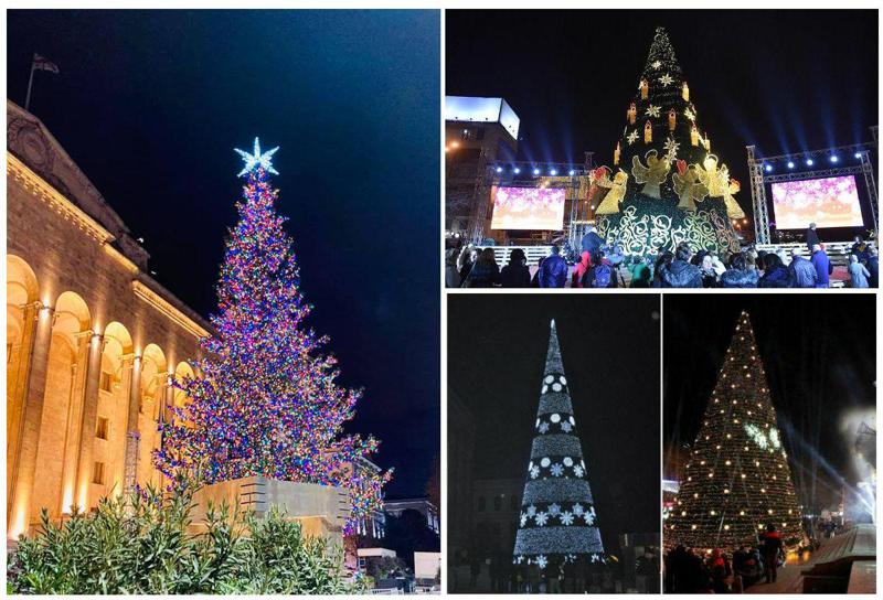 როგორ იცვლებოდა თბილისის მთავარი ნაძვის ხე ვარდების რევოლუციიდან დღემდე