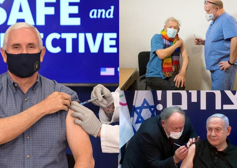 ცნობილი ადამიანები, რომლებმაც კორონავირუსის საწინააღმდეგო ვაქცინა საჯაროდ გაიკეთეს