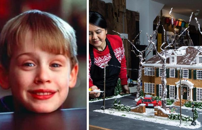 კევინ მაკალისტერის სახლის ფორმის ჯანჯაფილის ნამცხვარი - კონდიტერმა ფილმს, "მარტო სახლში" ულამაზესი ნამუშევარი მიუძღვნა (ფოტოები)