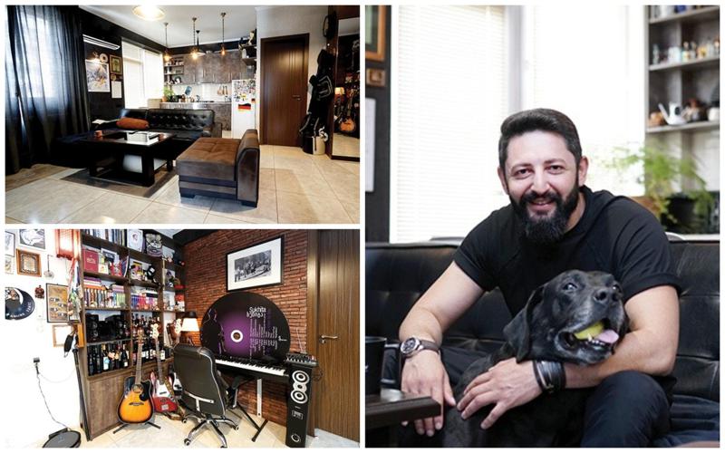 "მჭირდებოდა საკუთარი ბინა, სადღაც ქირა რომ არ მეხადა... ვიყიდე შავი კარკასი" - გიორგი სუხიტაშვილის "მუქი სახლი", რომელიც მომღერლის გემოვნებით მოეწყო