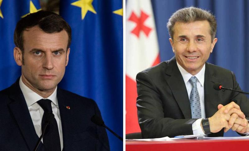 ემანუელ მაკრონმა ბიძინა ივანიშვილს საფრანგეთის უმაღლესი ჯილდო, საპატიო ლეგიონის ორდენი მიანიჭა