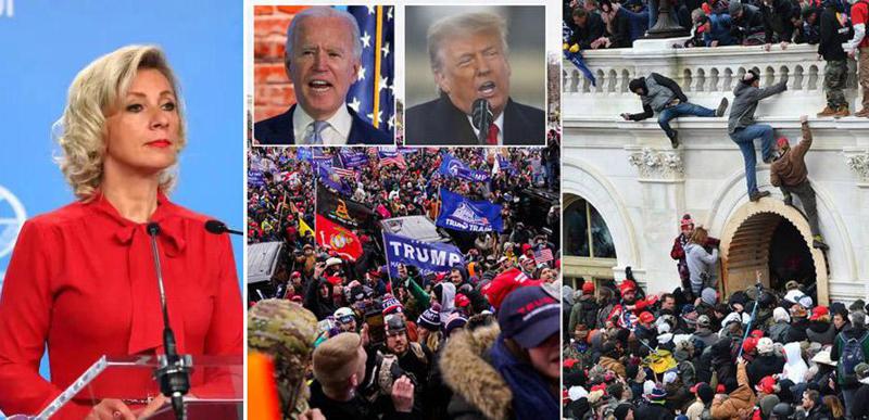 "მათი საარჩევნო სისტემა არქაულია და ის თანამედროვე დემოკრატიულ სტანდარტებს არ აკმაყოფილებს" - მარია ზახაროვა აშშ-ის მოვლენებზე