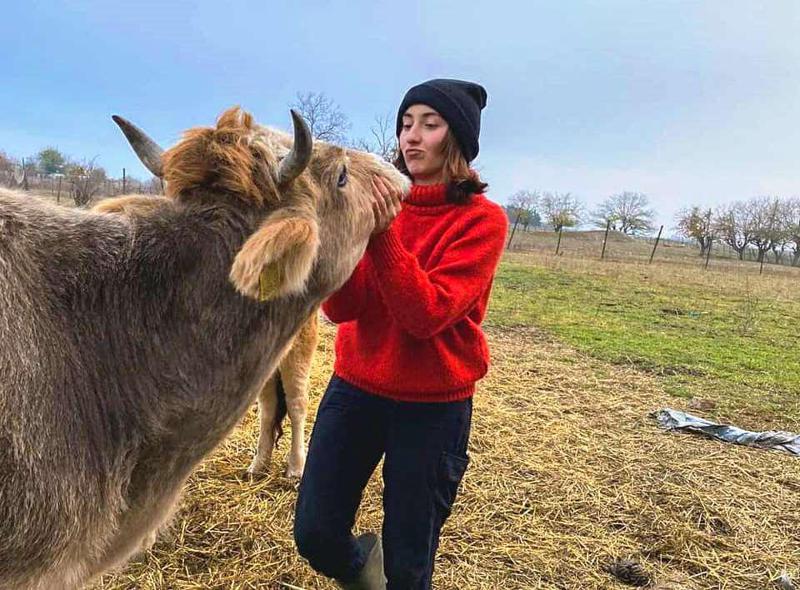 23 წლის გოგონა, რომელიც პანდემიის დროს სოფელში გადასახლდა და ცხვრებს, ძროხებს და ქათმებს ბებოსთან ერთად უვლის