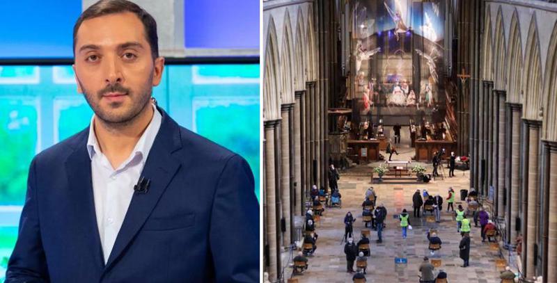 "ინგლისში, ეს ტაძარი ვაქცინაციის მთავარი ლოკაციაა... ღმერთო, ღმერთო! ეს ხმა ტკბილი, გამაგონე ჩემს მამულში!" - ბიძინა კულუმბეგოვის პოსტი და მწვავე გამოხმაურება კომენტარებში