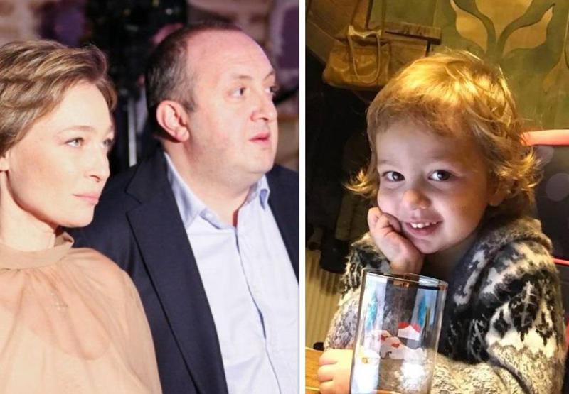 "ოქროს ბიჭუნა...ზღაპრის გმირს ჰგავს" - გიორგი მარგველაშვილის უმცროსი შვილი, თომა სამი წლის გახდა (ფოტოები)