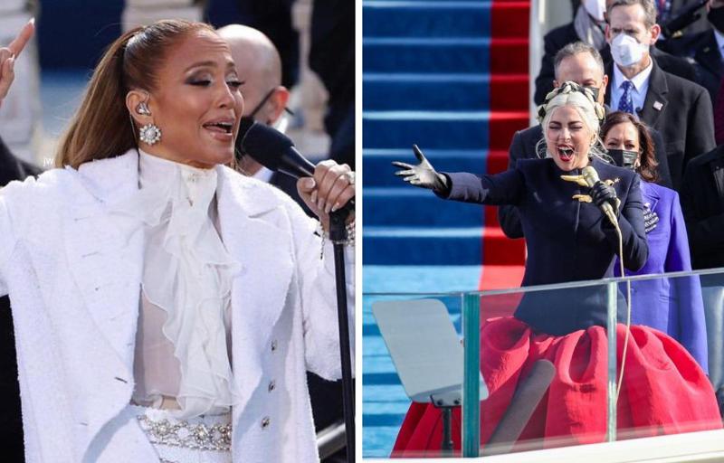 ლედი გაგამ და ჯეი ლომ ბაიდენს "შოუ მოპარეს" - ნამდვილი ვარსკვლავური წარმოდგენა და სამოსი, რომელიც განხილვის მთავარ თემად იქცა