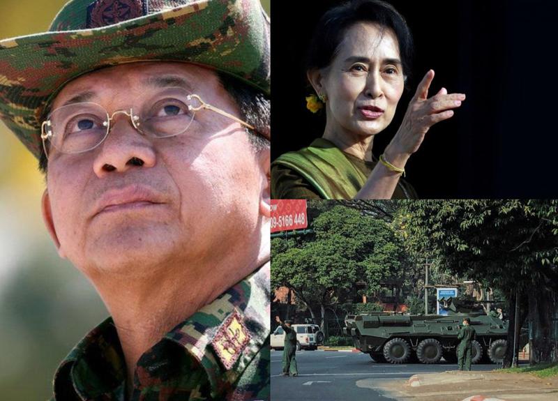 სამხედრო გადატრიალება მიანმარში - სამხედროებმა სხვა პირებთან ერთად, არჩეული ქალი ლიდერი დააკავეს და საგანგებო მდგომარეობა გამოაცხადეს