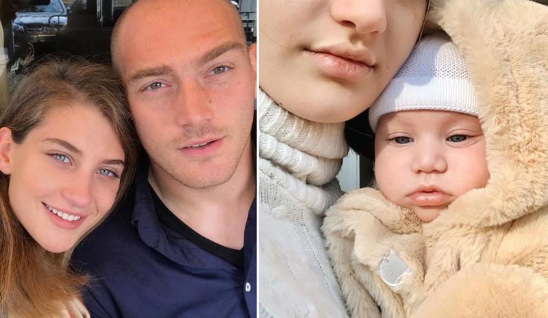 ანა შელია და ლაშა ლომიძე მშობლების ამპლუაში - მორაგბისა და მოდელის ოჯახური ფოტოები