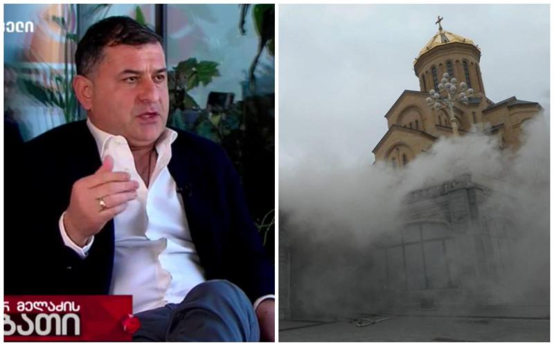 სოსო გოგაშვილი ეჭვობს, რომ 5 წლის წინ სამებაში ხანძარი შეგნებულად გააჩინეს, რათა "ფული მოეტეხათ" - ვის ადებს ხელს ექსმაღალჩინოსანი?