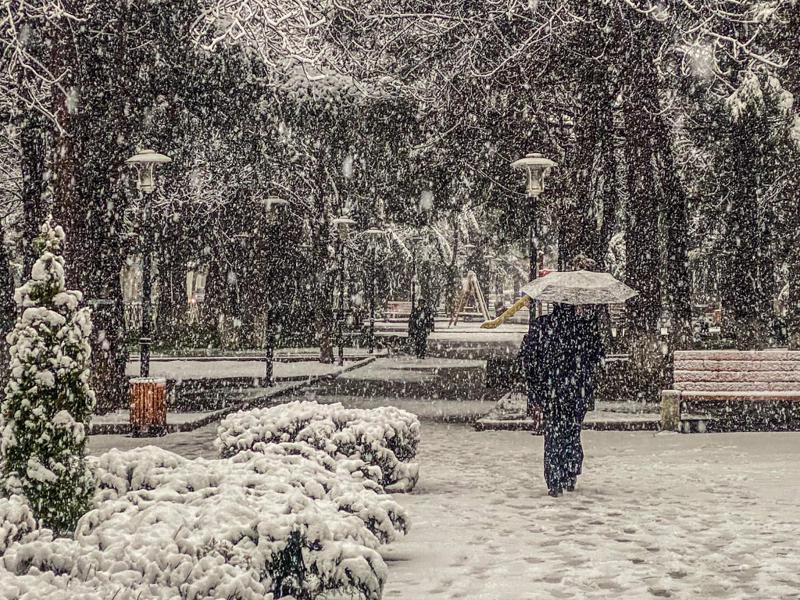 2021 წელს დედაქალაქში პირველად გათოვდა - დათოვლილი თბილისის ულამაზესი ფოტოები