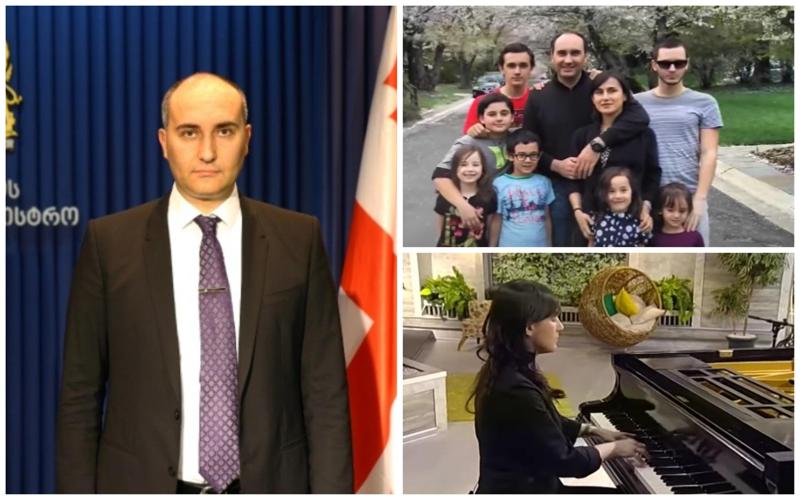 პიანისტი მეუღლე, 8 შვილი და ოჯახის ამერიკული ცხოვრება - ვინ არის და რა ქონებას ფლობს თავდაცვის მინისტრი ჯუანშერ ბურჭულაძე