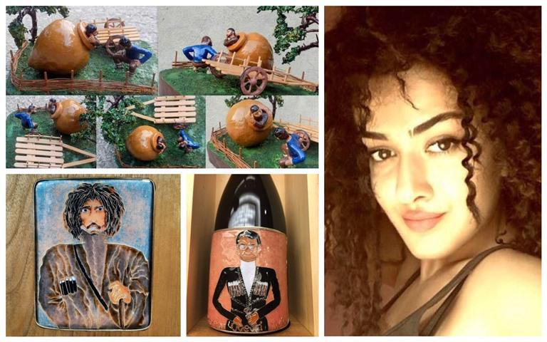 თვითნასწავლი ხელოვანი, რომელიც თიხით, თექითა და ტიხრული მინანქრით საოცარ ნამუშევრებს ქმნის