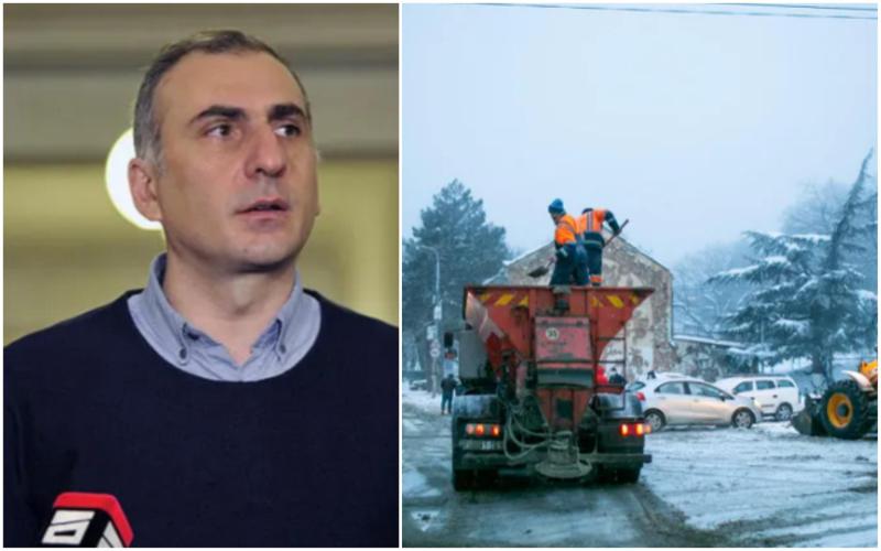 "შუადღიდან რომ დაგეყარათ მარილი ქუჩებზე წელი გეტკინებოდათ? ახლა ათობით მანქანა ილეწება" - ელისაშვილი თბილისის მერიას მიმართავს