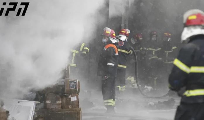 სამგორის რაიონში მატარებლის ვაგონს ცეცხლი გაუჩნდა - ადგილზე სახანძროს 14 ეკიპაჟი იმყოფება