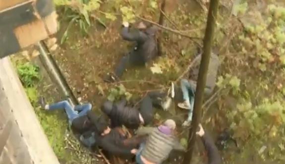 "ეპარქიაში მოაჯირის ჩამონგრევის შედეგად დაშავებულ ჟურნალისტებს სერიოზული ტრავმები არ აქვთ" - მარტვილის მერი