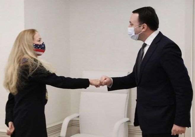 კელი დეგნანი ირაკლი ღარიბაშვილს შეხვდა - რა განაცხადა აშშ-ს ელჩმა?