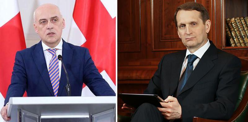 "განცხადება პროვოკაციული და ჰიბრიდული ომის კლასიკური მაგალითია" - დავით ზალკალიანი სერგეი ნარიშკინს პასუხობს