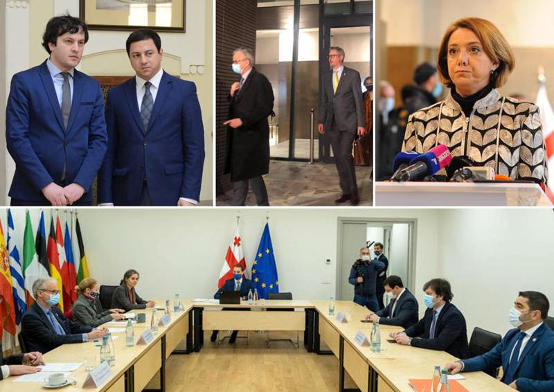 რას ამბობენ "ოცნების" ლიდერები კრისტიან დანიელსონთან შეხვედრის შემდეგ - "წითელი ხაზია სამართლიანობა, მეტი არაფერი"